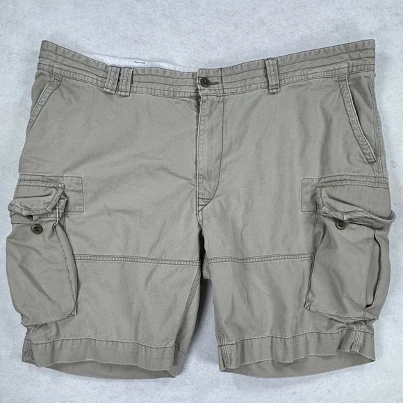 Polo Ralph Lauren Mens Cargo Shorts Size 48 Tan Khaki Cotton Classic Polo Chino - Picture 2 of 12